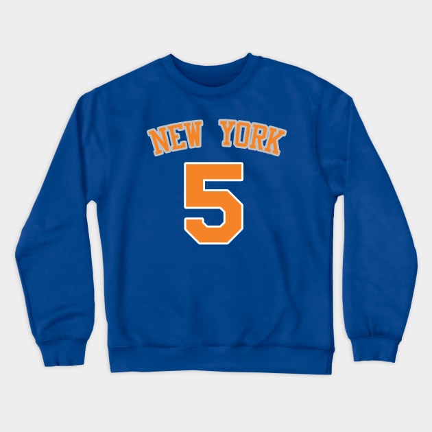 Immanuel Quickley New York Knicks Crewneck Sweatshirt by IronLung Designs